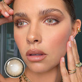 Lentes de contacto de color con prescripción de Norko Brown